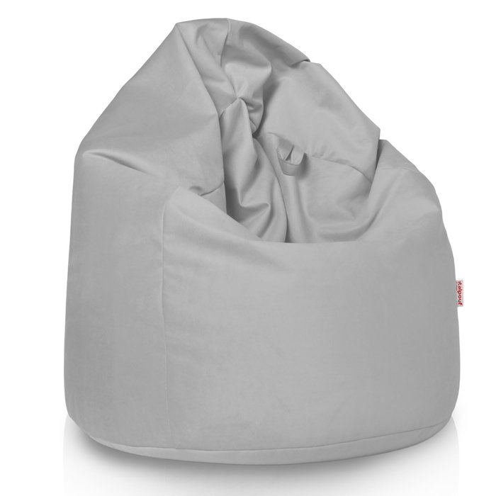 Jasnoszara Pufa Worek Sako XL Plusz