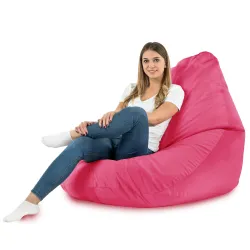 Pufa Worek z Oparciem Drop XXL - Welur Soft – widok 30