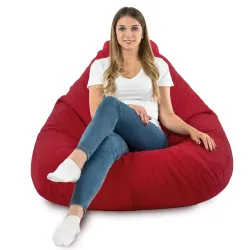 Pufa Worek z Oparciem Drop XXL - Welur Soft – widok 72