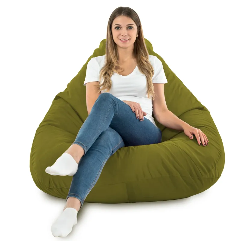 Pufa Worek z Oparciem Drop XXL - Welur Soft – widok 73