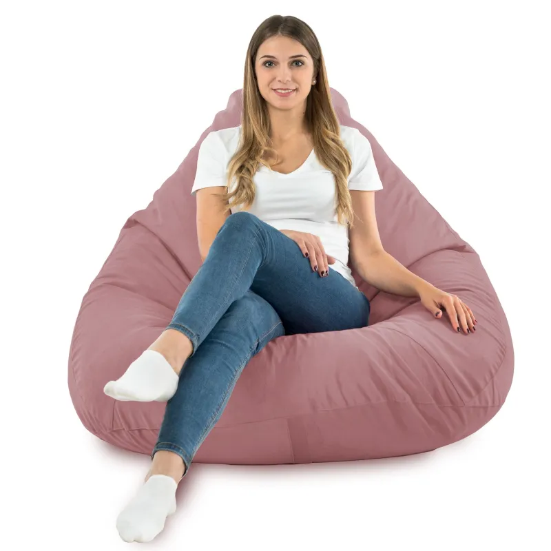 Pufa Worek z Oparciem Drop XXL - Welur Soft – widok 65