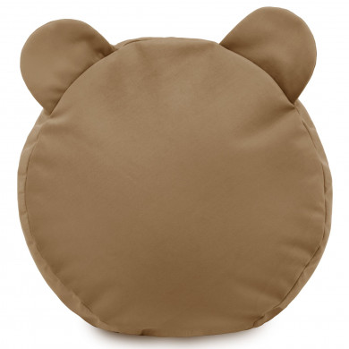 Beżowy Podnóżek Teddy Puf Plusz