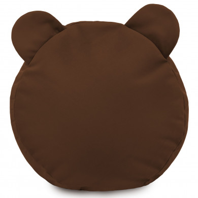 Brązowy Podnóżek Teddy Puf Plusz