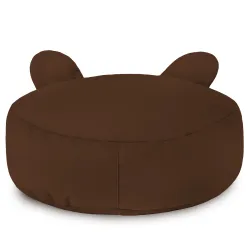 Pufa Podnóżek Okrągły Dla Dzieci Teddy - Welur Soft – widok 18