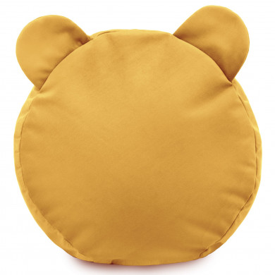 Musztardowy Podnóżek Teddy Puf Plusz