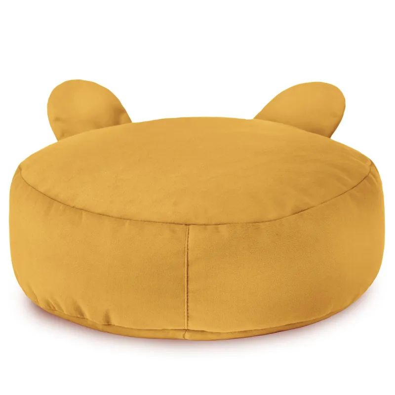 Pufa Podnóżek Okrągły Dla Dzieci Teddy - Welur Soft – widok 19