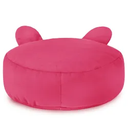 Pufa Podnóżek Okrągły Dla Dzieci Teddy - Welur Soft – widok 21