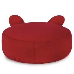 Pufa Podnóżek Okrągły Dla Dzieci Teddy - Welur Soft – widok 22