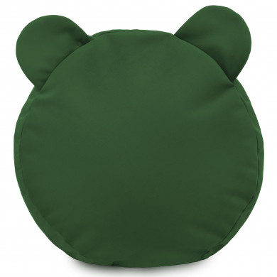 Ciemnozielony Podnóżek Teddy Puf Plusz