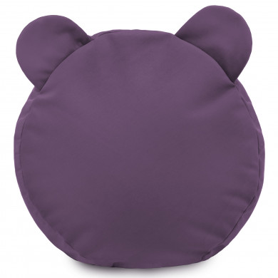 Fioletowy Podnóżek Teddy Puf Plusz