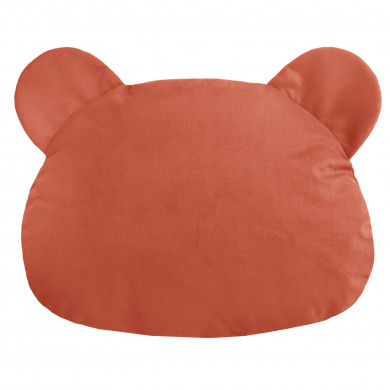Koralowy Teddy poduszka dekoracyjna plusz