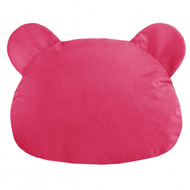 Różowy Teddy poduszka dekoracyjna plusz
