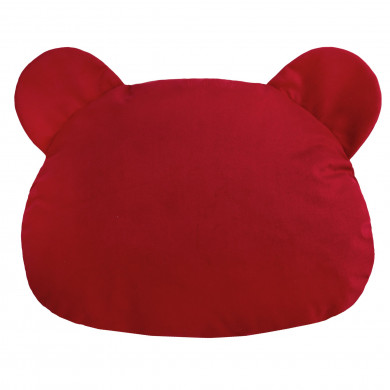 Czerwony Teddy poduszka dekoracyjna plusz