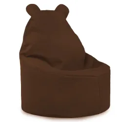 Fotel Sako dla dzieci w kolorze teddy, miękki welur, idealny do pokoju dziecięcego