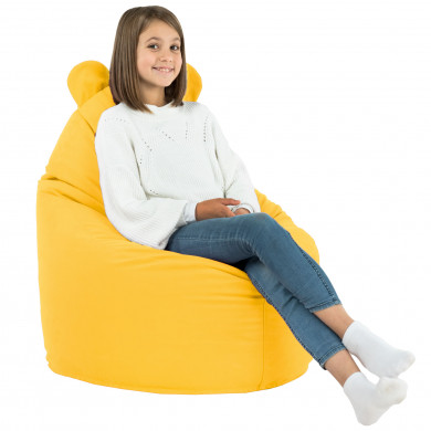 Żółty Fotel dla dzieci Teddy
