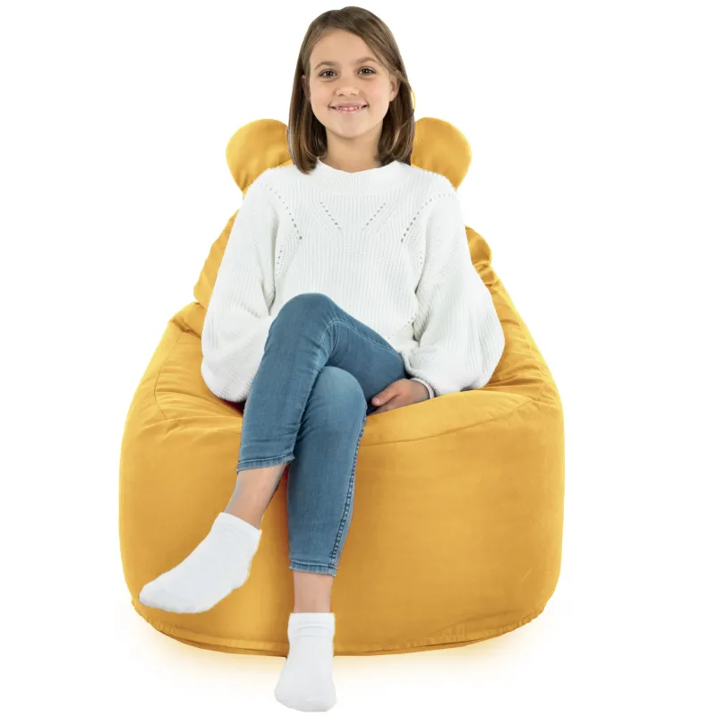 Fotel Sako Pufa Siedzisko Teddy dla dzieci - Welur Soft – widok 50