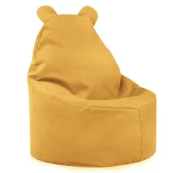Fotel Sako Pufa Siedzisko Teddy dla dzieci - Welur Soft