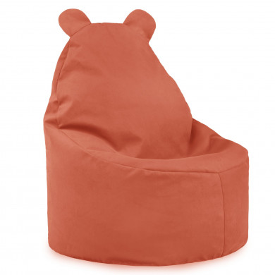 Koralowy Fotel dla dzieci Teddy