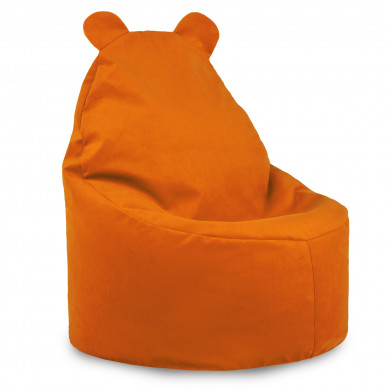 Pomarańczowy Fotel dla dzieci Teddy