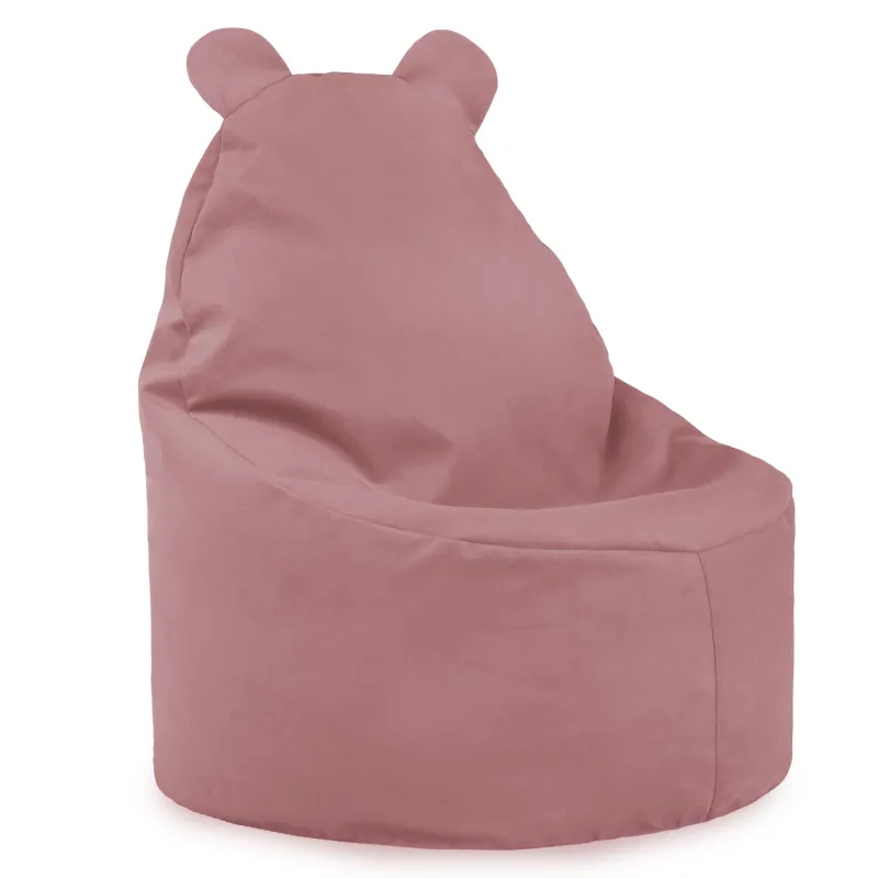 Fotel Sako Pufa Siedzisko Teddy dla dzieci - Welur Soft – widok 3