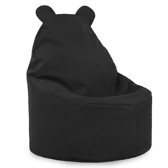 Czarny Fotel dla dzieci Teddy