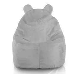 Fotel Sako Pufa Siedzisko Teddy dla dzieci - Futerko Yeti – widok 2