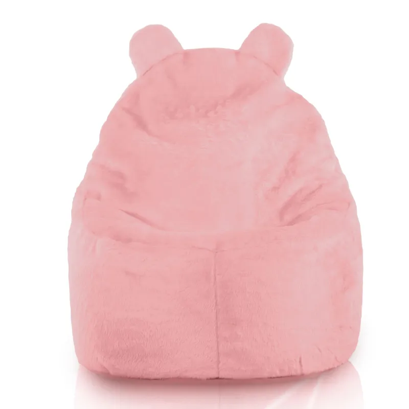 Fotel Sako Pufa Siedzisko Teddy dla dzieci - Futerko Yeti – widok 2
