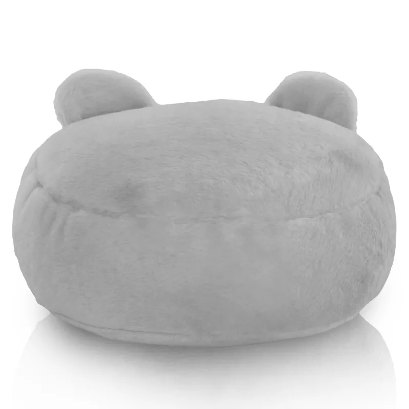 Pufa Podnóżek Okrągły Dla Dzieci Teddy - Futerko Yeti – widok 4