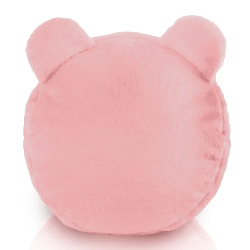 Pufa Podnóżek Okrągły Dla Dzieci Teddy - Futerko Yeti – widok 2
