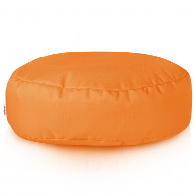 Pomaranczowy podnóżek puf nylon outdoor