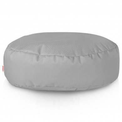 Srebrny podnóżek puf nylon outdoor
