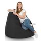 Czarny Worek Fotel XXL Outdoor Relaksacyjny