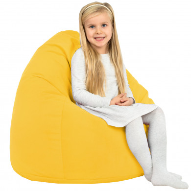 Żółty Worek Fotel Dla Dzieci Do Pokoju
