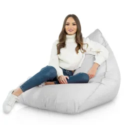 Biała Pufa Sako Do Leżenia Bermudy Nylon
