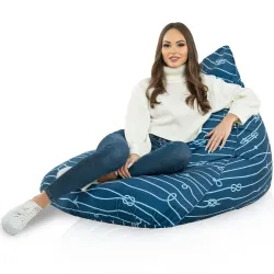 Pufa Siedzisko Bermuda XL - Premium Prints – widok 55