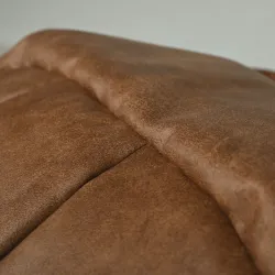 Pufa Fotel Piłka Nożna Retro - Skóra Naturalna Premium – widok 4