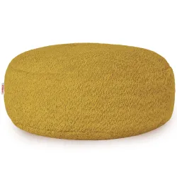 Pufa Podnóżek Okrągły - Boucle (Baranek)