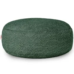 Pufa Podnóżek Okrągły - Boucle (Baranek)