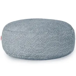 Pufa Podnóżek Okrągły - Boucle (Baranek)
