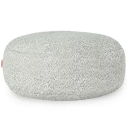 Pufa Podnóżek Okrągły - Boucle (Baranek)