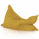 Musztardowy boucle poducha