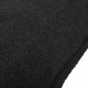 Czarny boucle poducha