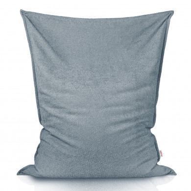 Niebieski boucle wielka poducha