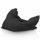 Czarny boucle poducha