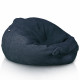 Granatowy pufa worek sako XL boucle