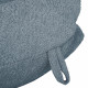 Niebieski pufa worek sako XL boucle