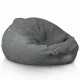 Szary pufa worek sako XL boucle