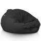 Czarny pufa worek sako XL boucle