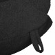 Czarny pufa worek sako XL boucle