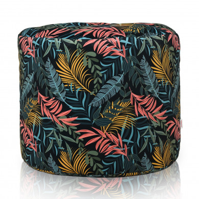 Pufa Glamour Barwne liście Cilindro
